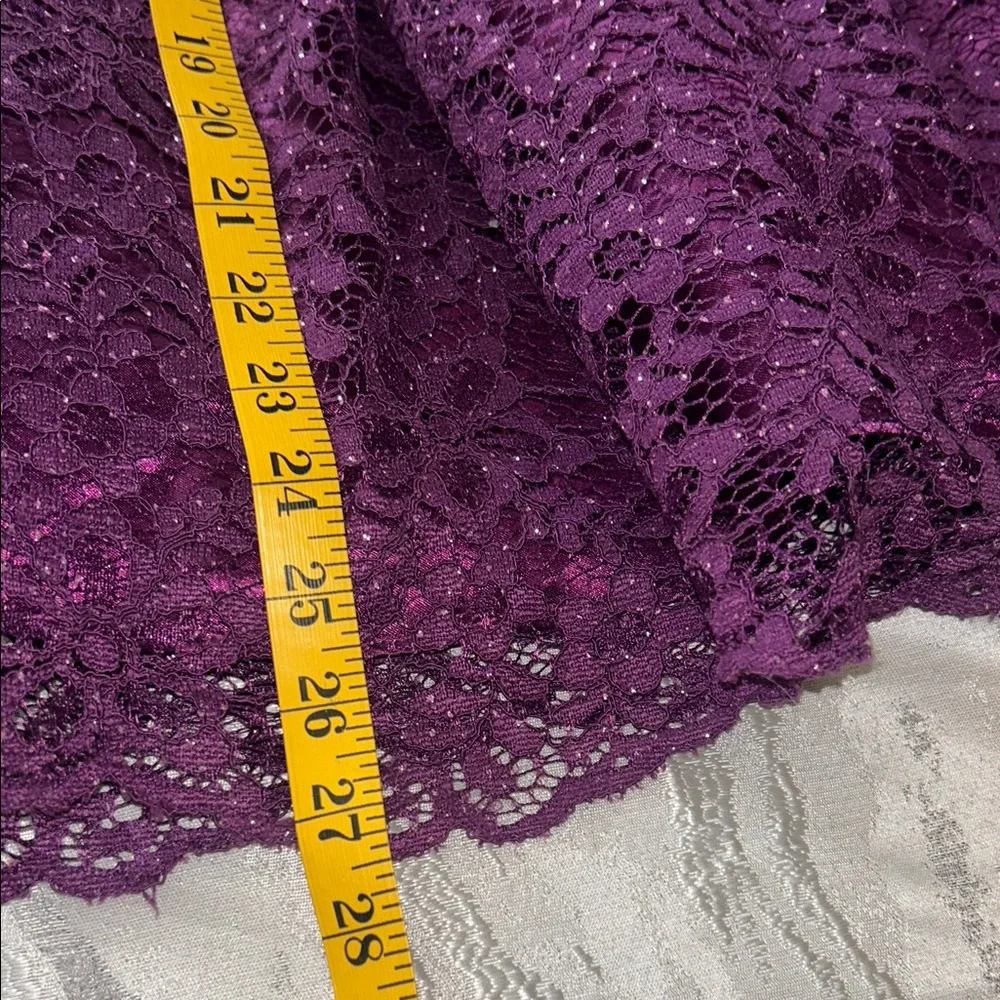 Jona Michelle Velvet and Lace Purple Kids Dress - Picture 10 of 15